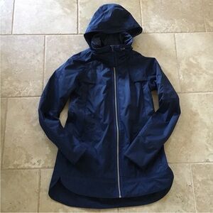 Lululemon fo drizzle rain jacket navy